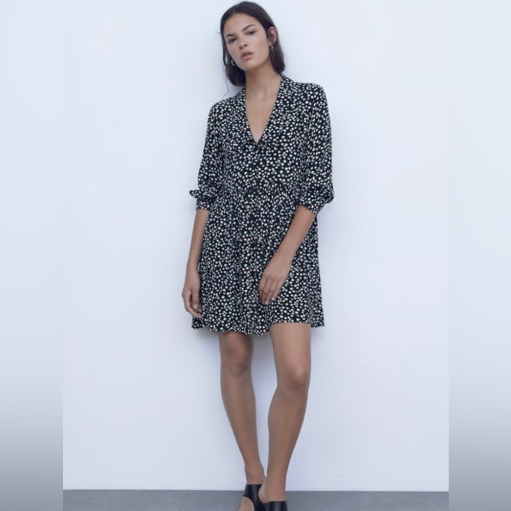 Zara mini floral dress